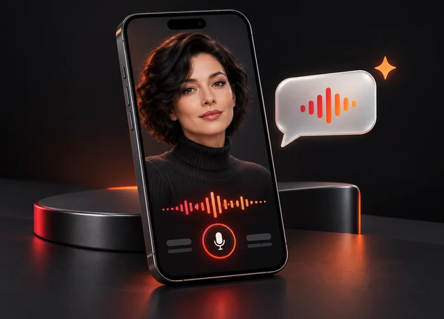 AI live sex chat — a real-time voice conversation with an AI character on a phone